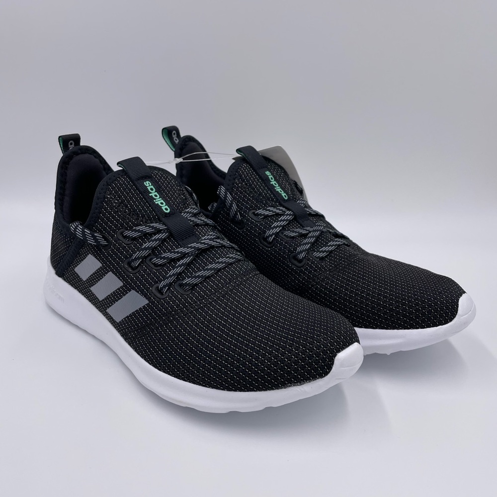 Adidas Cloudfoam Pure Black / White Womens Shoes - Picture 7 of 8